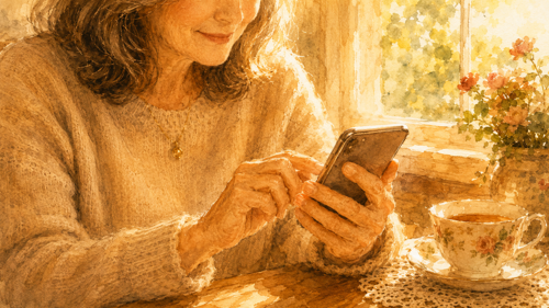 Printing and posting illustration