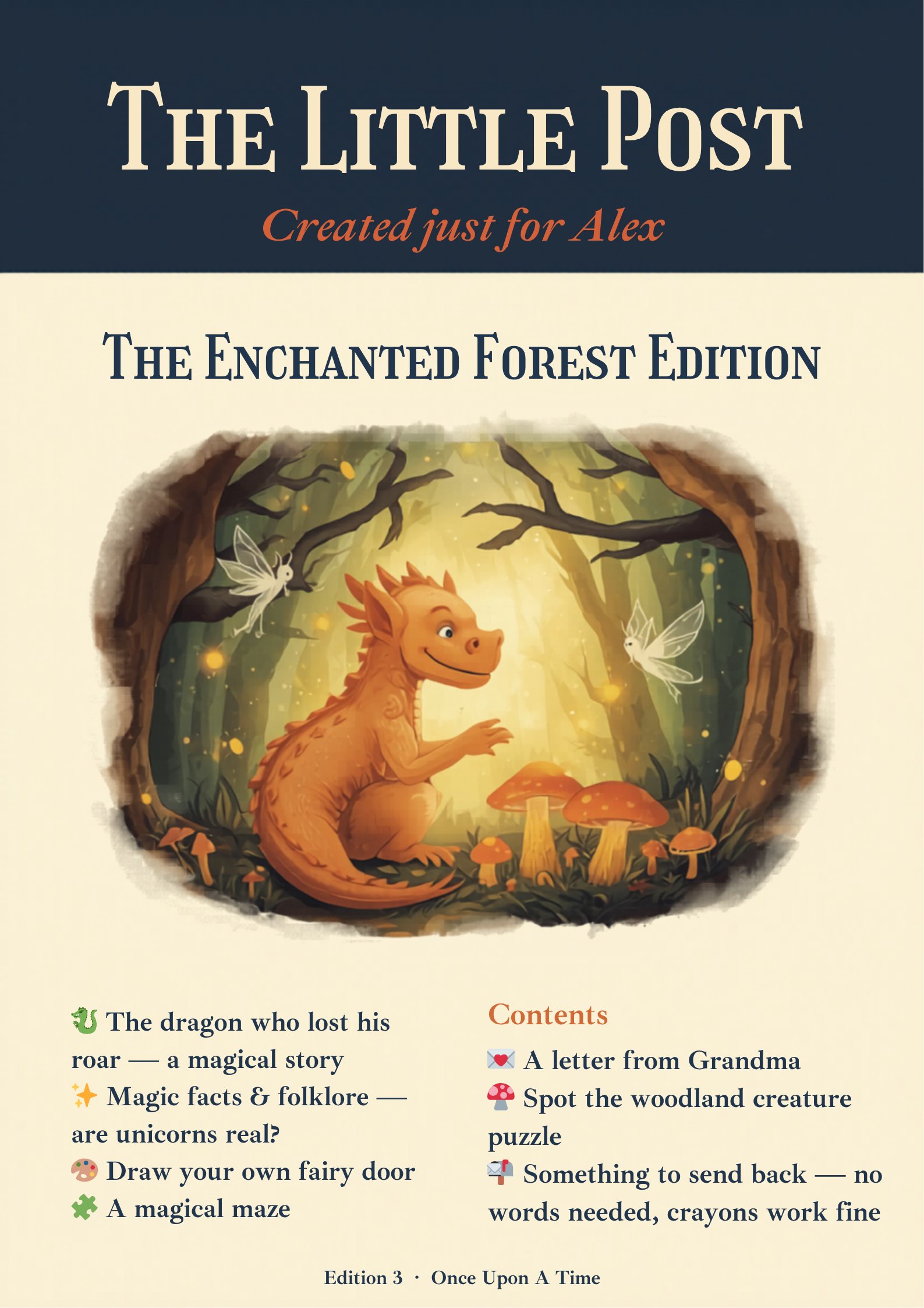 The Enchanted Forest Edition — Alex